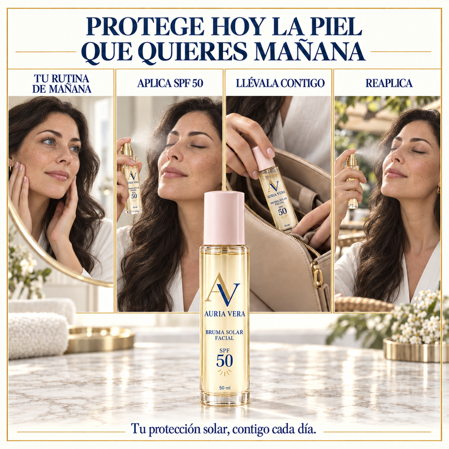 Aplica tu bruma SPF 50